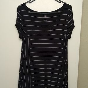 Black/White Striped Dress